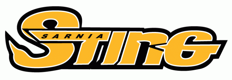 Sarnia Sting 1999-pres wordmark logo iron on transfers for T-shirts